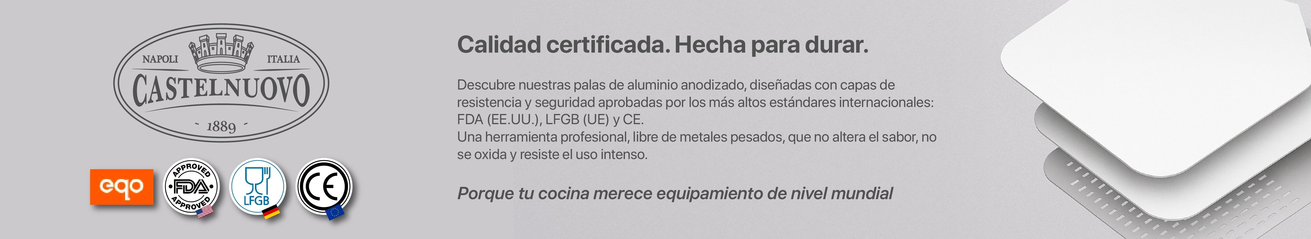 Palas de Aluminio Anodizado