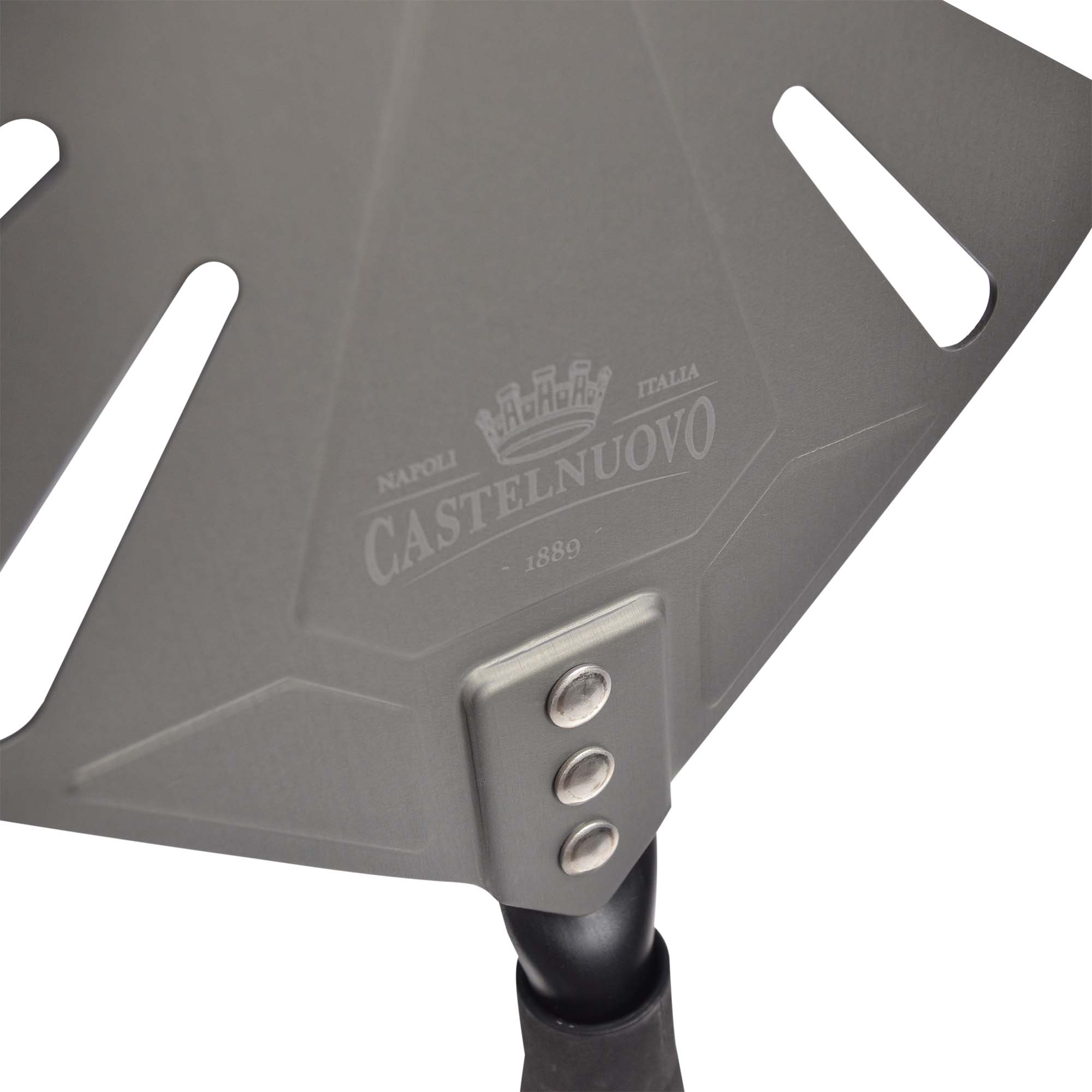 PALA ROTATORIA ALUMINIO ANODIZADO PARA PIZZA 23 CM