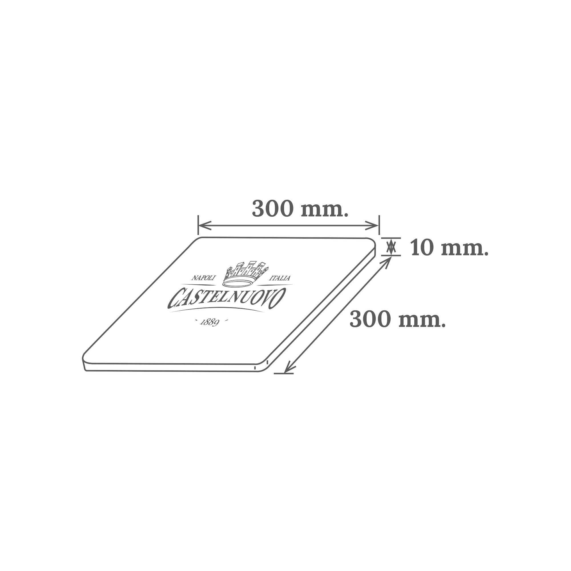 PIEDRA REFRACTARIA 30X30 CM