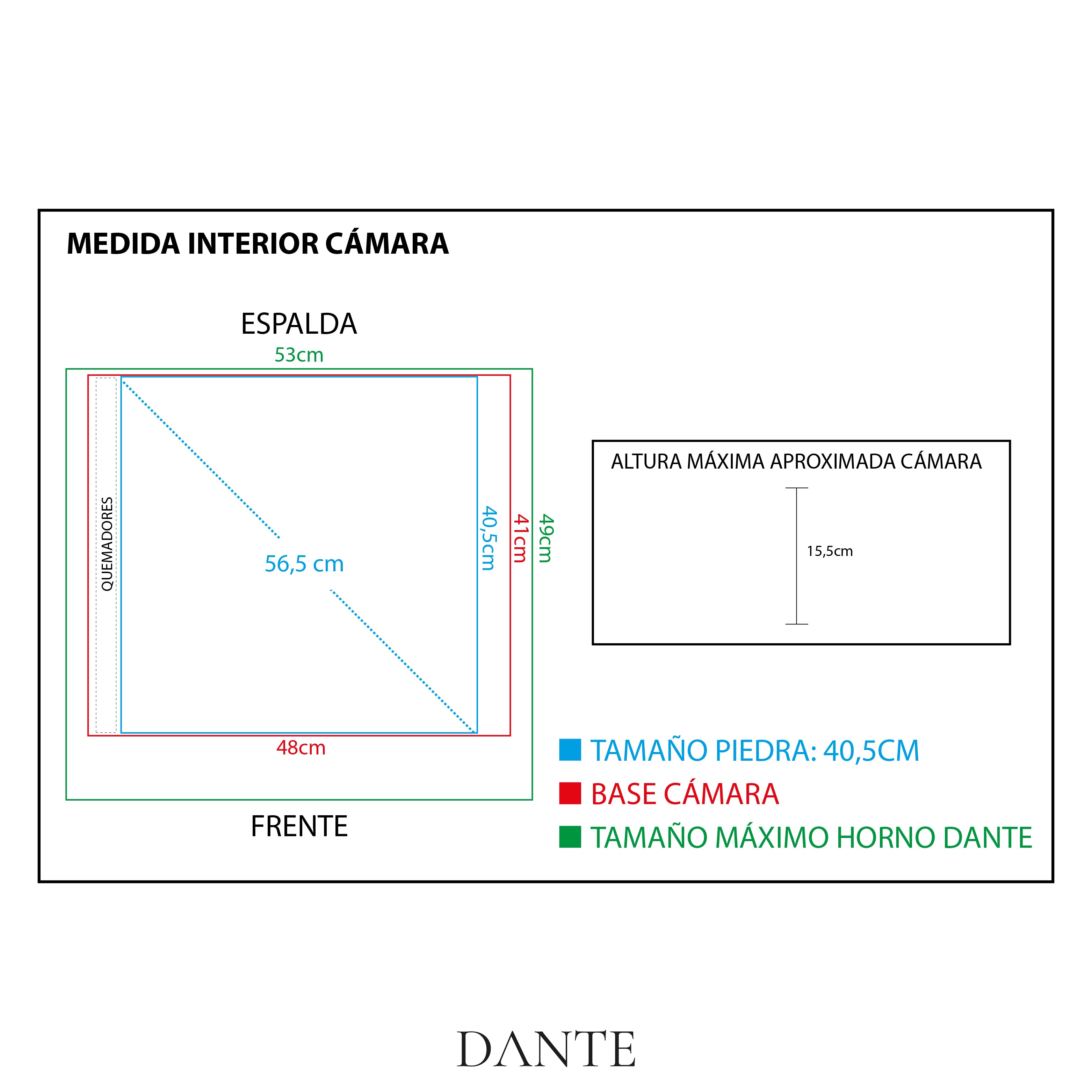 HORNO PIZZERO - DANTE 16"