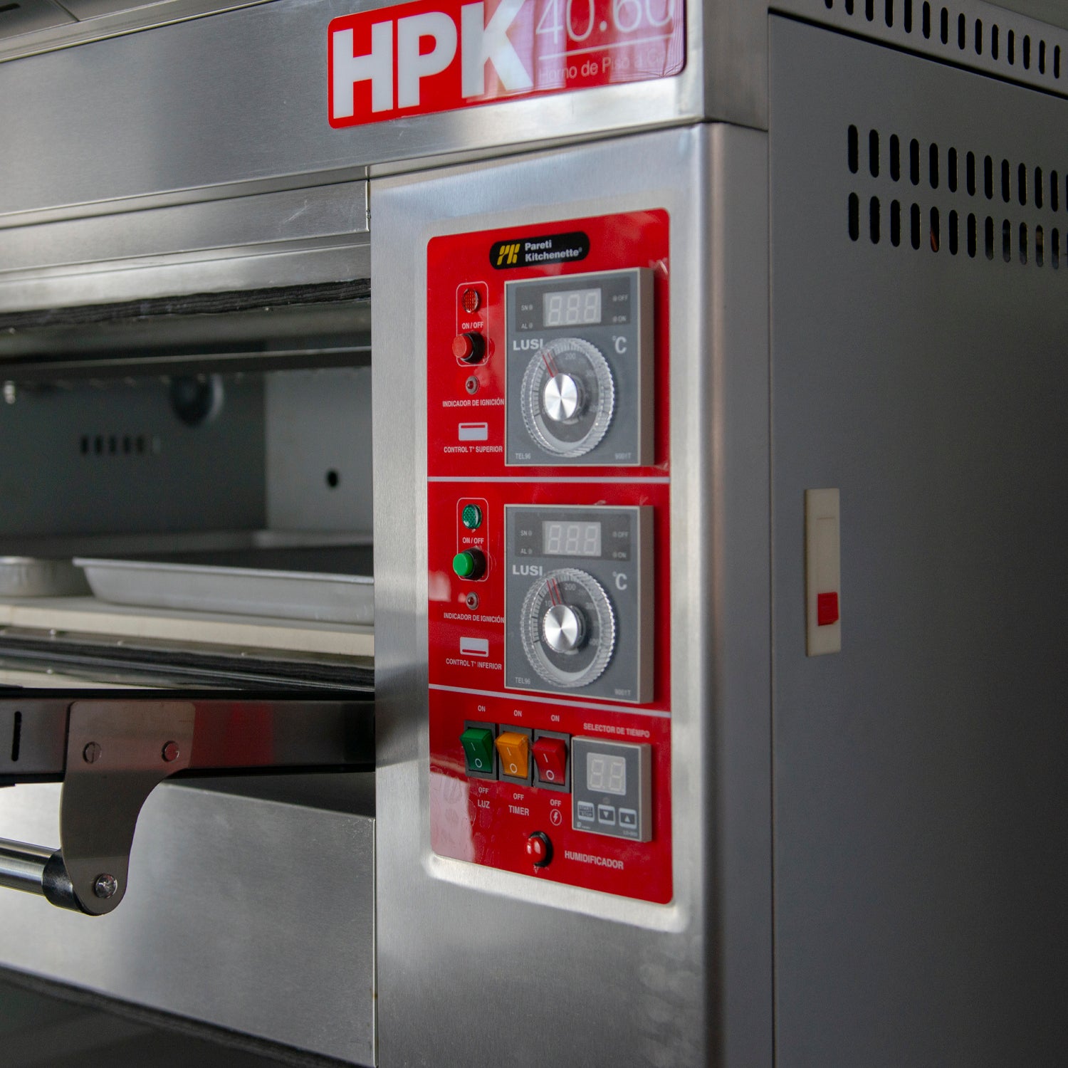 KIT HORNO DE PISO HPK-1 4060 NEW CON RACK Y CAMPANA