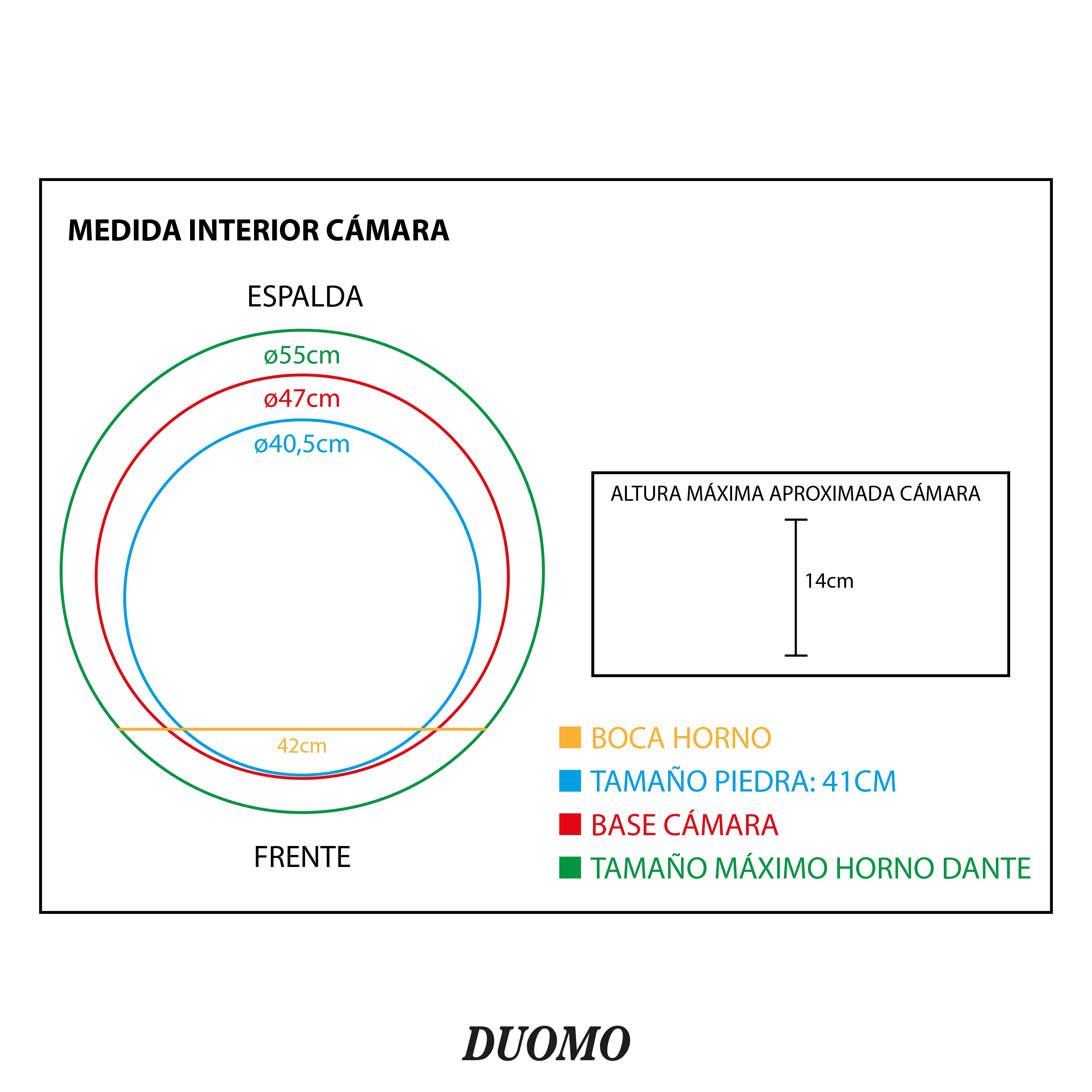 HORNO PIZZERO - DUOMO ø40
