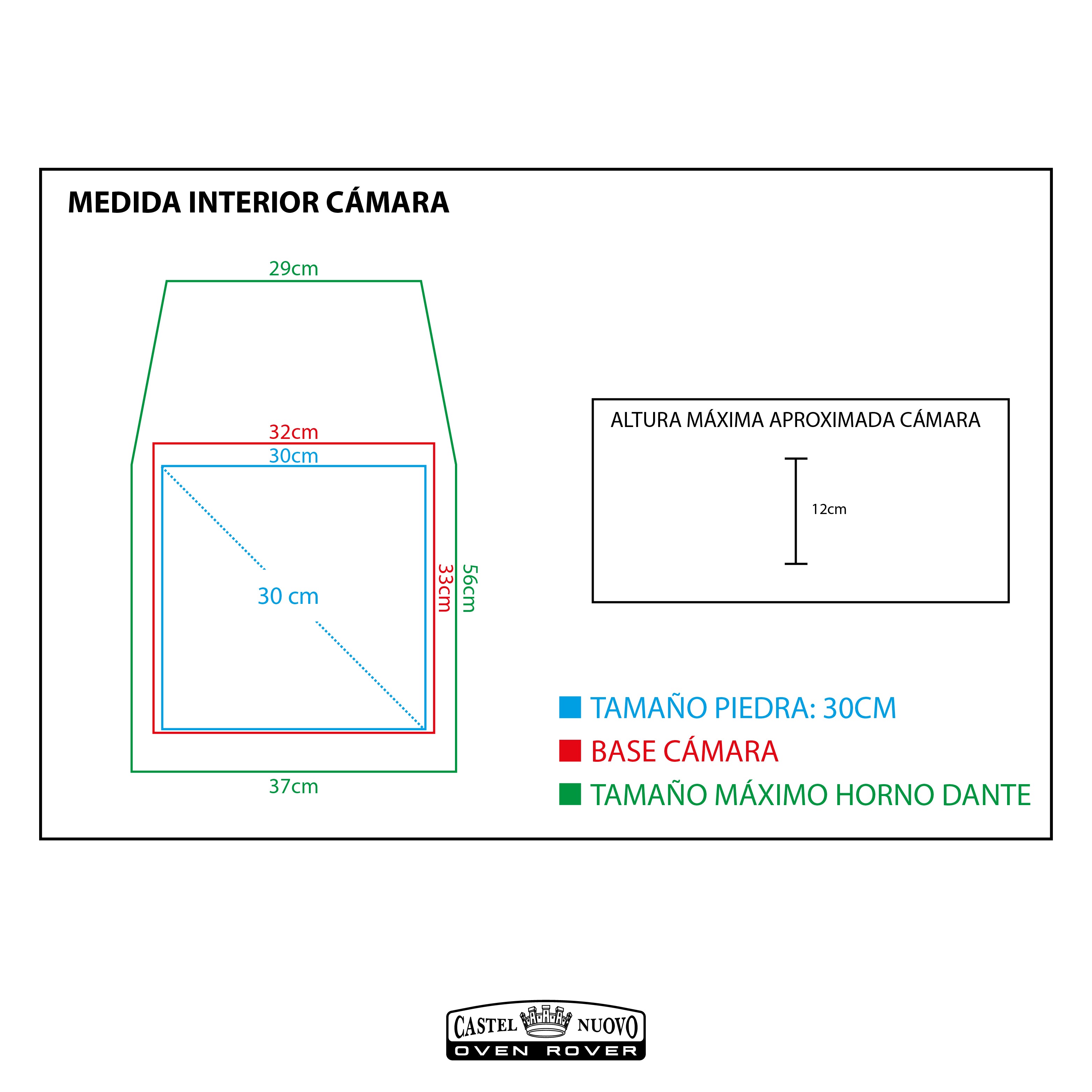 HORNO PIZZERO - OVEN ROVER 12"