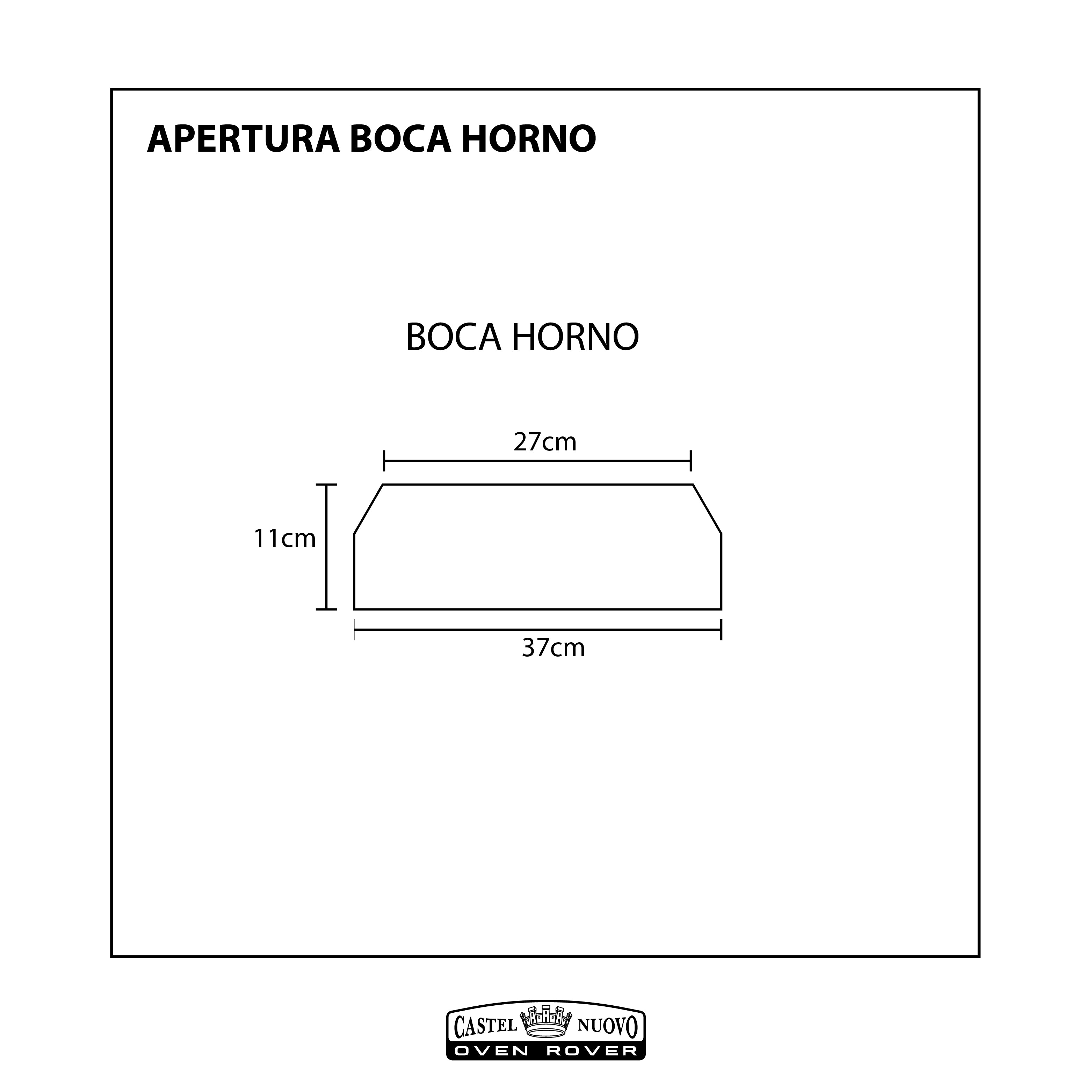 HORNO PIZZERO - OVEN ROVER 12"