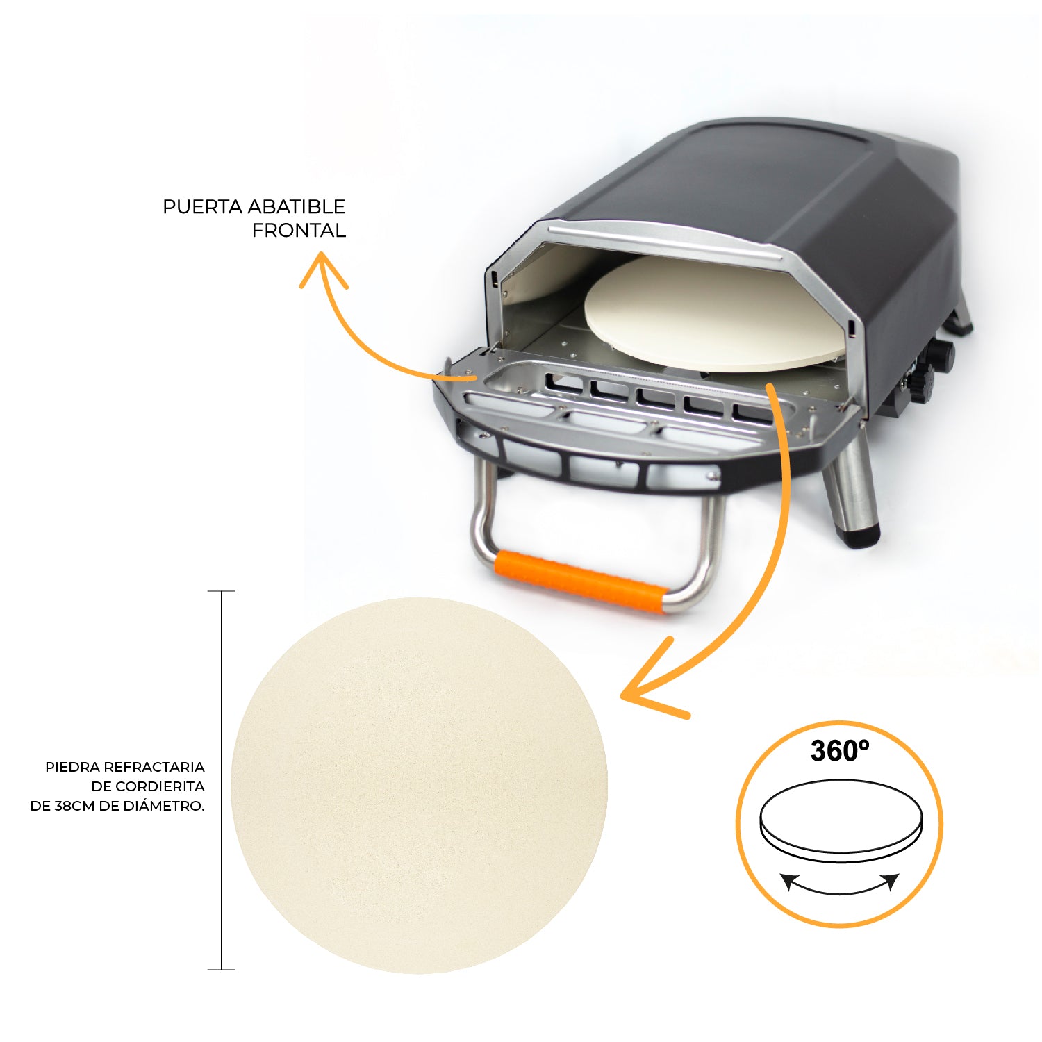 HORNO PIZZERO - OVEN ROVER 360