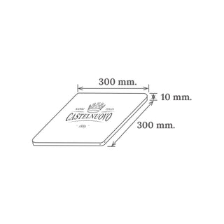 PIEDRA REFRACTARIA 30X30 CM