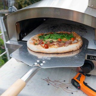 PALA PARA PIZZA DESMONTABLE 30X35 CM MANGO DE MADERA