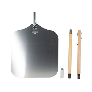 PALA PARA PIZZA DESMONTABLE 35X40 MANGO DE MADERA