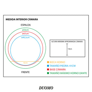 HORNO PIZZERO - DUOMO ø40