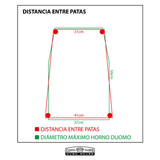 HORNO PIZZERO - OVEN ROVER 12"