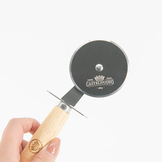 RULETA PIZZERA ø6,5 CM  MANGO MADERA